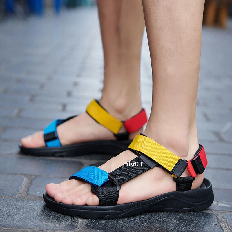 Beach Men Outdoor New Casual Strap Sandals Summer Outdoor Sports Slippers Buckle
