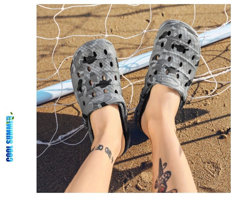 Casual Summer Sandals Swimming Slip Resistant Men's Beach Slippers