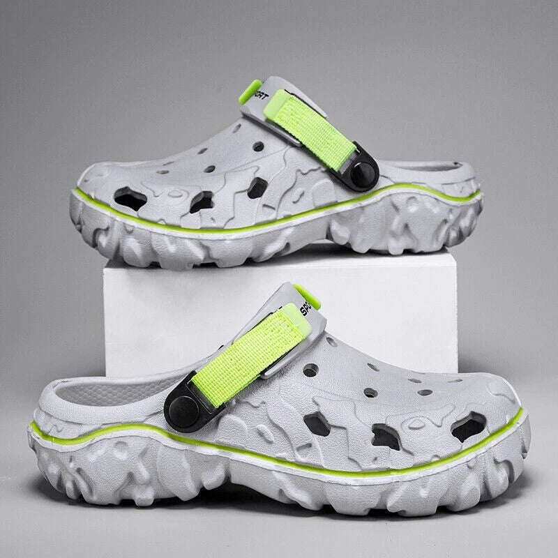 Breathable Men's Garden Clogs Sandals: Non-slip, Slip-on, Summer Beach Slippers