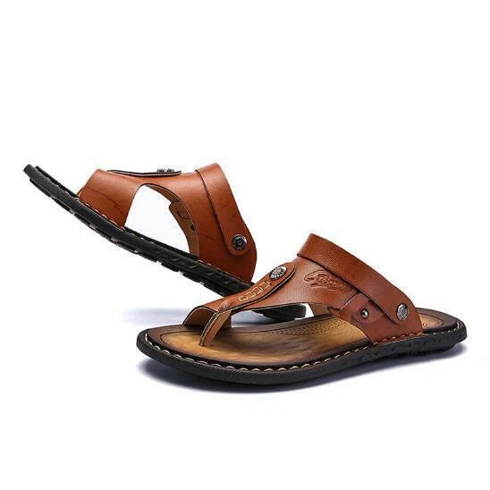 Men's Casual Sandals Flats Flip Flops Open Toe Slippers Slingbacks Beach Summer