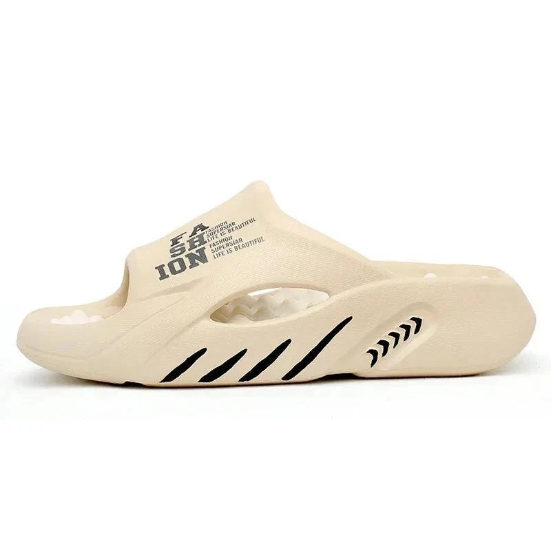 2024 Summer Men Massage Slippers Sides Indoor Outdoor Sandals Beach Casual Shoes