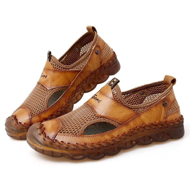 Men's Outdoor Sandals Breathable Mesh Comfortable Non-slip Beach Slipper