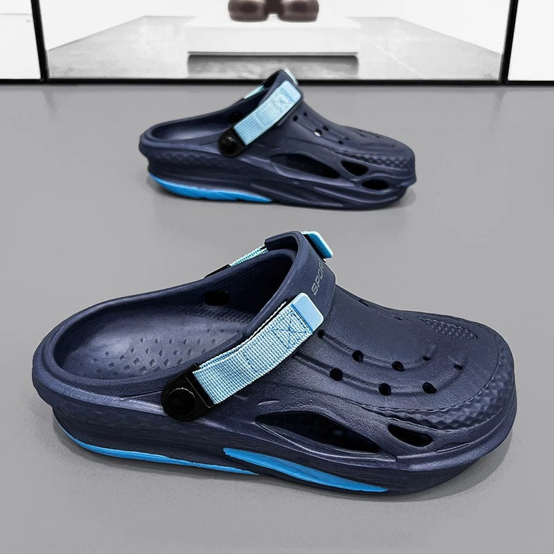 Men's Slip on Garden Mules Clogs Shoes Sports Sandals Beach Swim Slippers Shoes