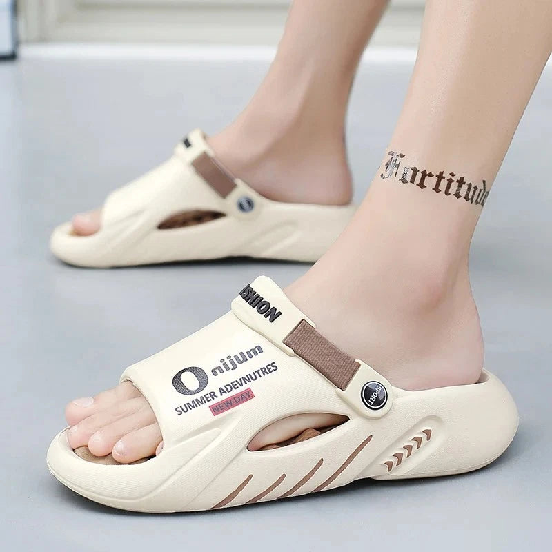 Men's 2025 Summer EVA Soft Platform Slippers, Beach Slides, Indoor Outdoor 🏖️