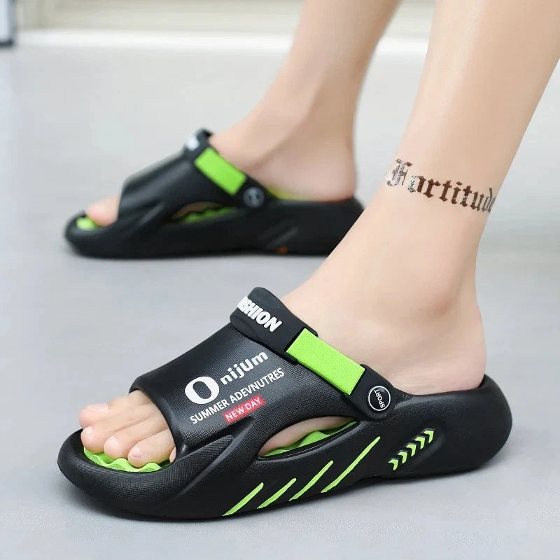 Men's 2025 Summer EVA Soft Platform Slippers, Beach Slides, Indoor Outdoor 🏖️