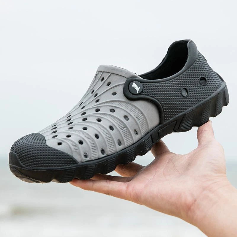 Men's Slip On Casual Shoes Waterproof Slippers Garden Beach Swim Sandals