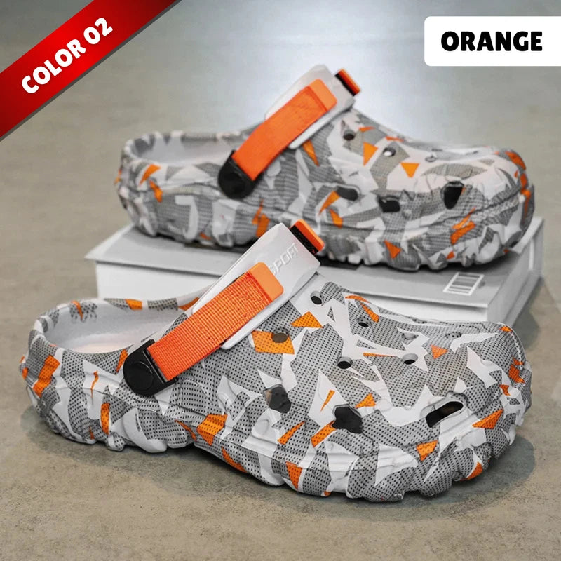 Casual Men's Summer Clogs - SlipOn Waterproof Slippers Garden Beach Swim Sandals