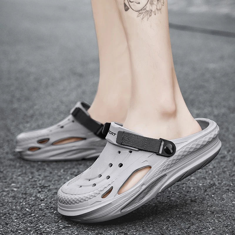 Men's Slip on Garden Mules Clogs Shoes Sports Sandals Beach Swim Slippers Shoes