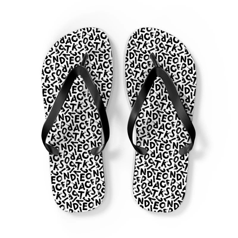 Alphabets Flip Flops - Beach Slippers, Hawaii, Havaianas