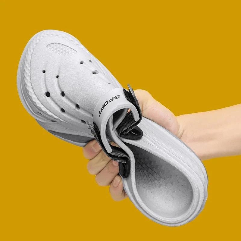 Men's Slip on Garden Mules Clogs Shoes Sports Sandals Beach Swim Slippers Shoes