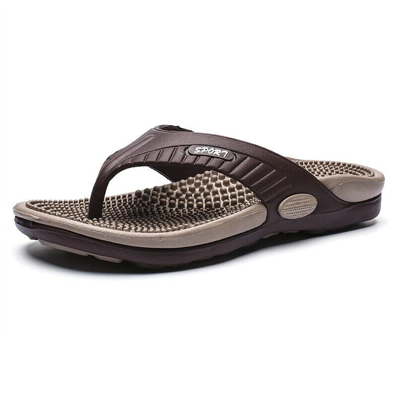 2024 Mens Thong Flip Flops Sandals Farbic Comfort Beach Sandal Slippers US Size