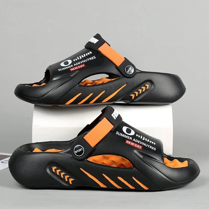 Men's 2025 Summer EVA Soft Platform Slippers, Beach Slides, Indoor Outdoor 🏖️