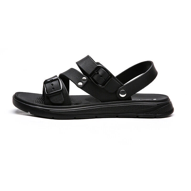 Men Fashion Plastic Sandals Casual Sports Summer Beach Shoes Home Slippers