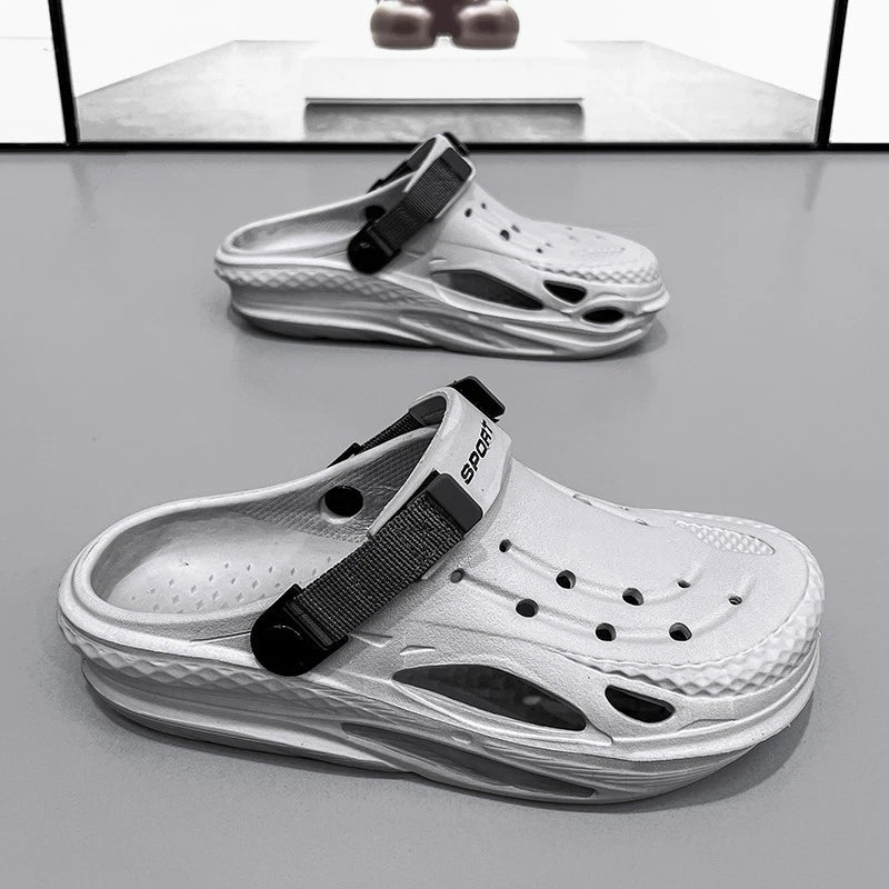 Men's Slip on Garden Mules Clogs Shoes Sports Sandals Beach Swim Slippers Shoes