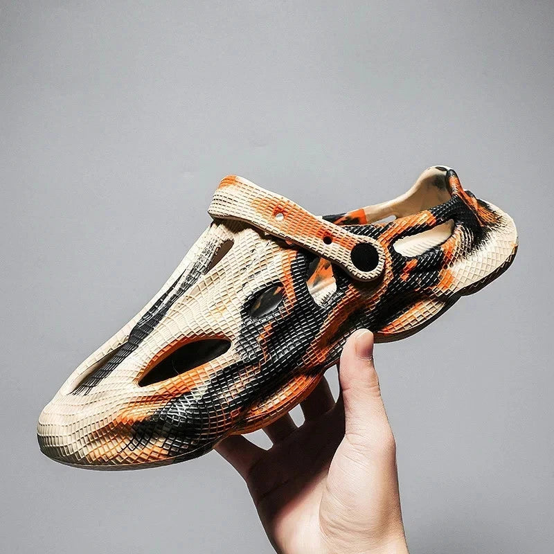 Men Slippers Camouflage Platform Outdoor Summer Clogs Shoe Women Beach Sandals