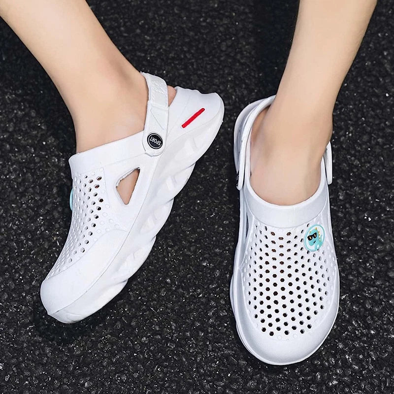 Mens Garden Clogs Slip on Sandals Pool Beach Shoes Home Slippers Shower Slides