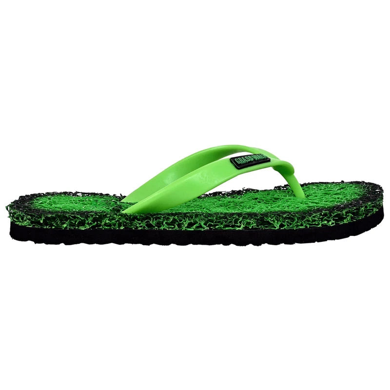 Flip Flops Women's Sandals Flat Green Slippers Beach Water Classic PVC Non-Slip
