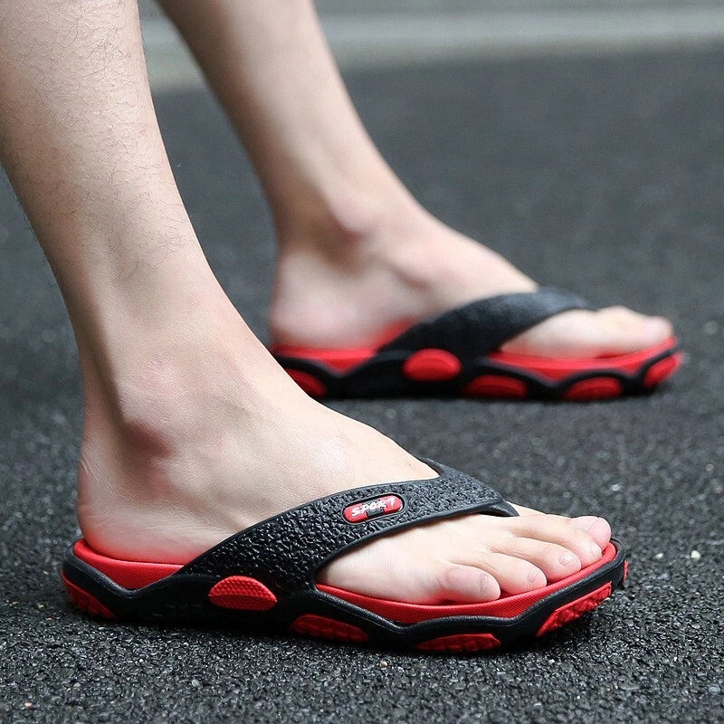 EVA Mens Flip Flops Arch Support Soft Cushion Thong Sandals Summer Beach Slipper