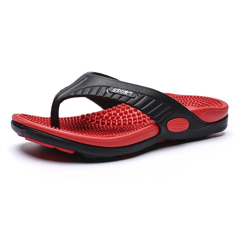 2024 Mens Thong Flip Flops Sandals Farbic Comfort Beach Sandal Slippers US Size
