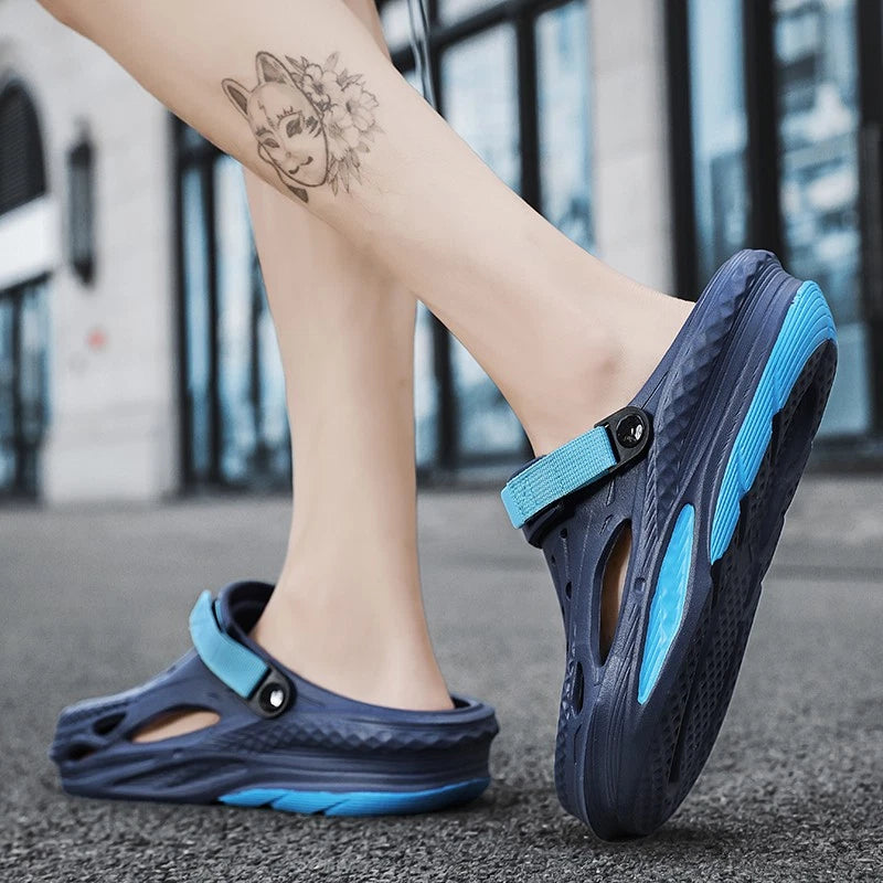 Men's Slip on Garden Mules Clogs Shoes Sports Sandals Beach Swim Slippers Shoes