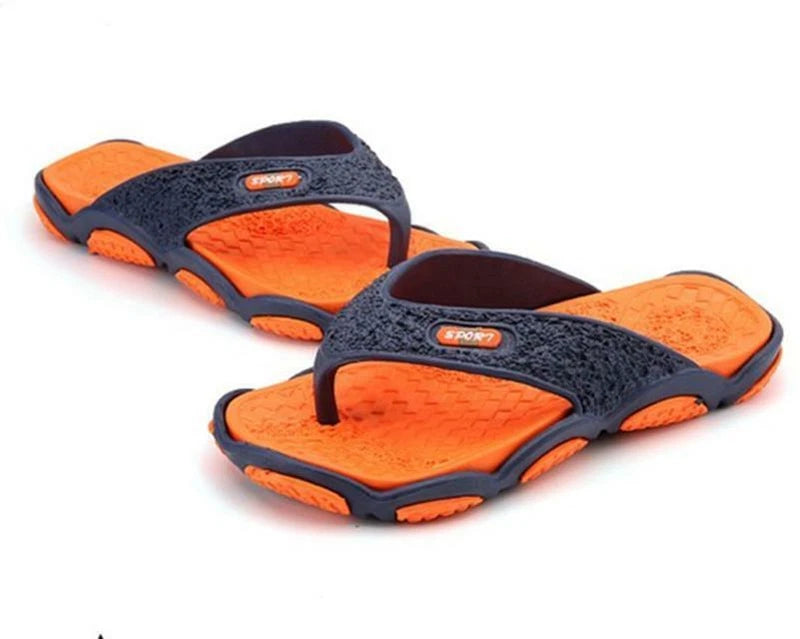Men Anti-slip Massage Flip Flops Beach Shoes Casual Fashion Slippers Sandals