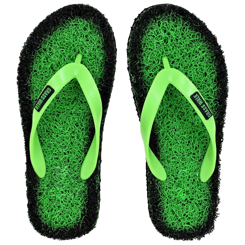 Flip Flops Women's Sandals Flat Green Slippers Beach Water Classic PVC Non-Slip