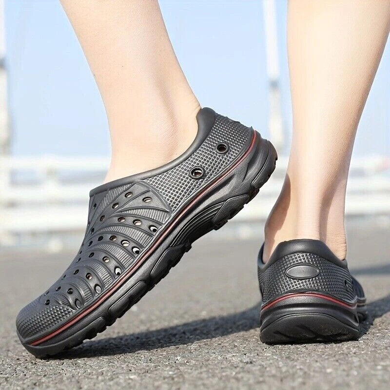 Men's Clog Slip on Casual Shoes Waterproof Slippers Garden Beach Swim Sandals US