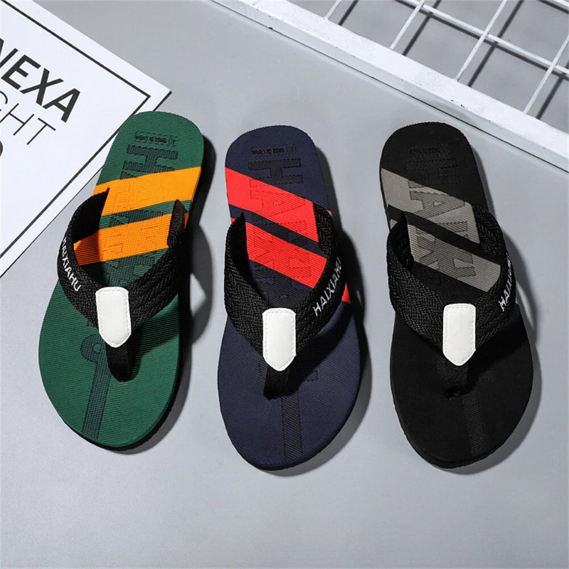 Men's Flip-Flops, Thongs Sandals Comfort Slippers Non-Slip Water Sandals