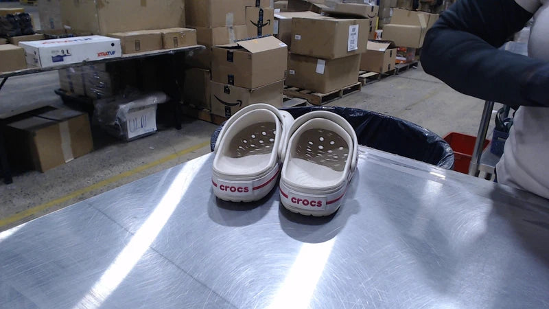 Good_Crocs Unisex Men's and Women's Crocband Clog, St_Stucco/Melon_9 Women / 7