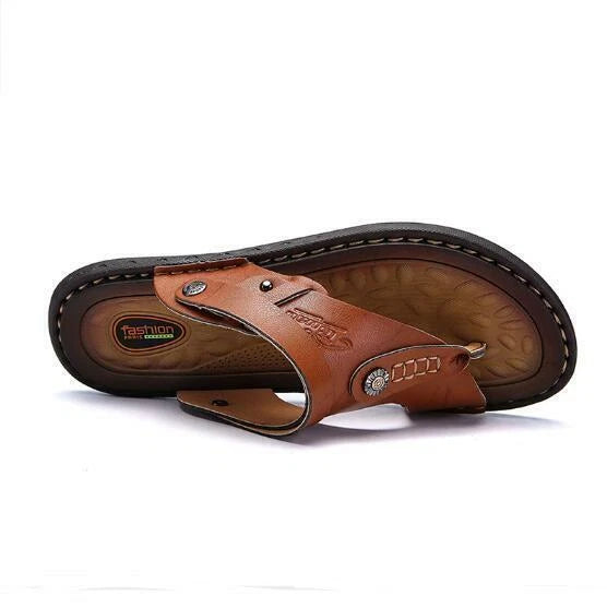 Men's Casual Sandals Flats Flip Flops Open Toe Slippers Slingbacks Beach Summer