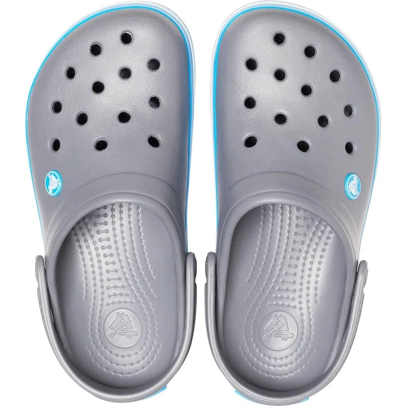 Crocs Crocband Clog, Charcoal/Ocean,M6/W8