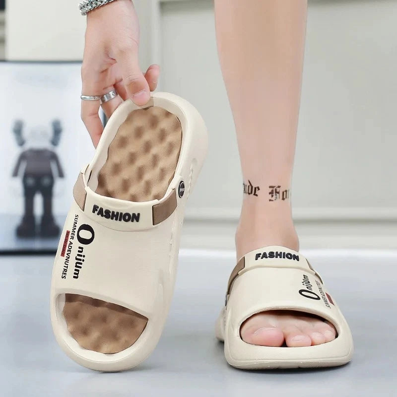 Men's 2025 Summer EVA Soft Platform Slippers, Beach Slides, Indoor Outdoor 🏖️