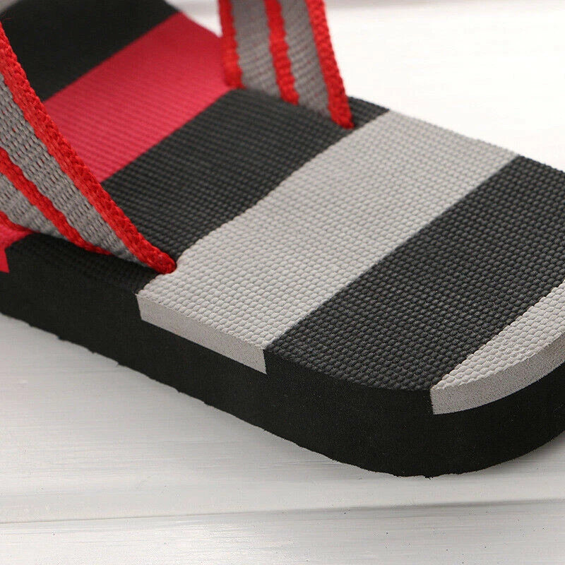 Mens Flat Beach Flip Flops Slippers Shoes Indoor Outdoor Sandals Casual Home