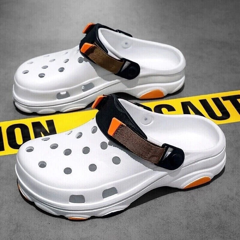 Men Slip On Garden Mules Clogs Sports Sandals Beach Shoes Water Slippers Size US