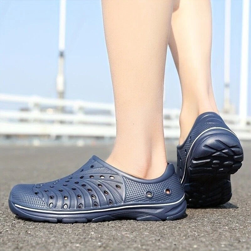 Men's Clog Slip on Casual Shoes Waterproof Slippers Garden Beach Swim Sandals US