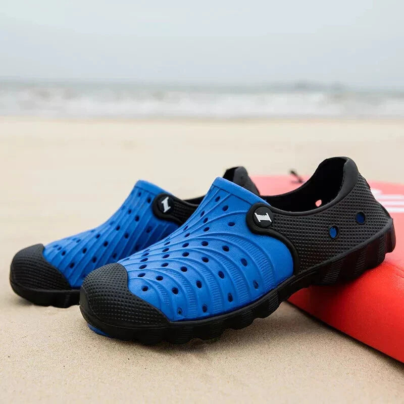 Men's Clogs Slip On Casual Shoes Waterproof Slippers Garden Beach Swim Sandals