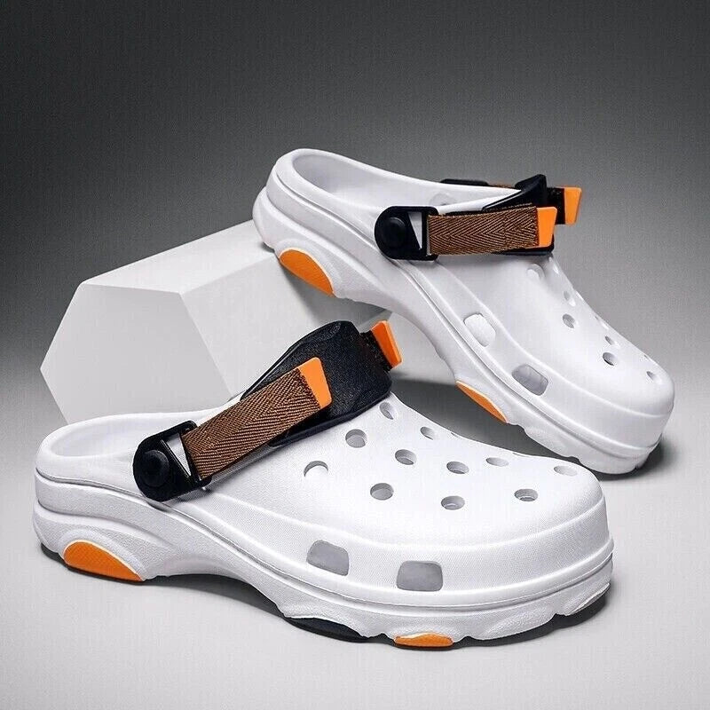 Men Slip On Garden Mules Clogs Sports Sandals Beach Shoes Water Slippers Size US
