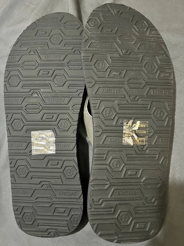 Men's Flip-Flops, Thongs Sandals Comfort Slippers for Beach Size US12/EU45/UK11