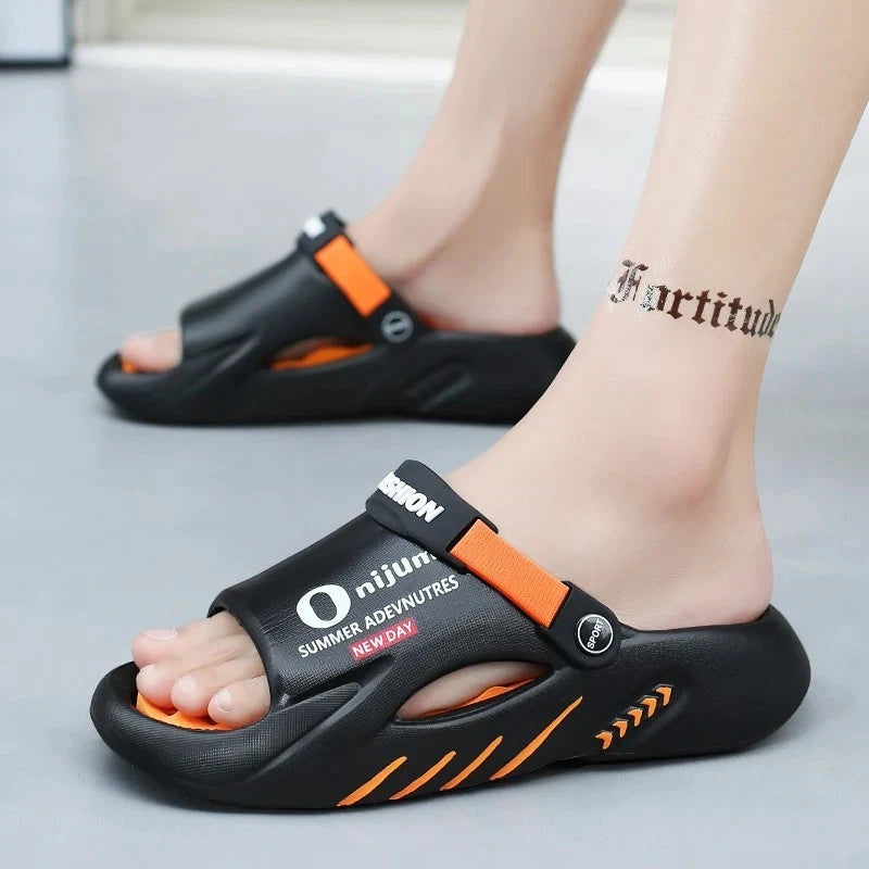 Men's 2025 Summer EVA Soft Platform Slippers, Beach Slides, Indoor Outdoor 🏖️