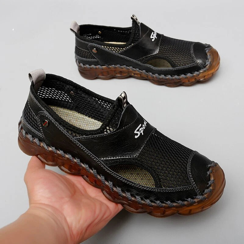 Men's Outdoor Sandals Breathable Mesh Comfortable Non-slip Beach Slipper