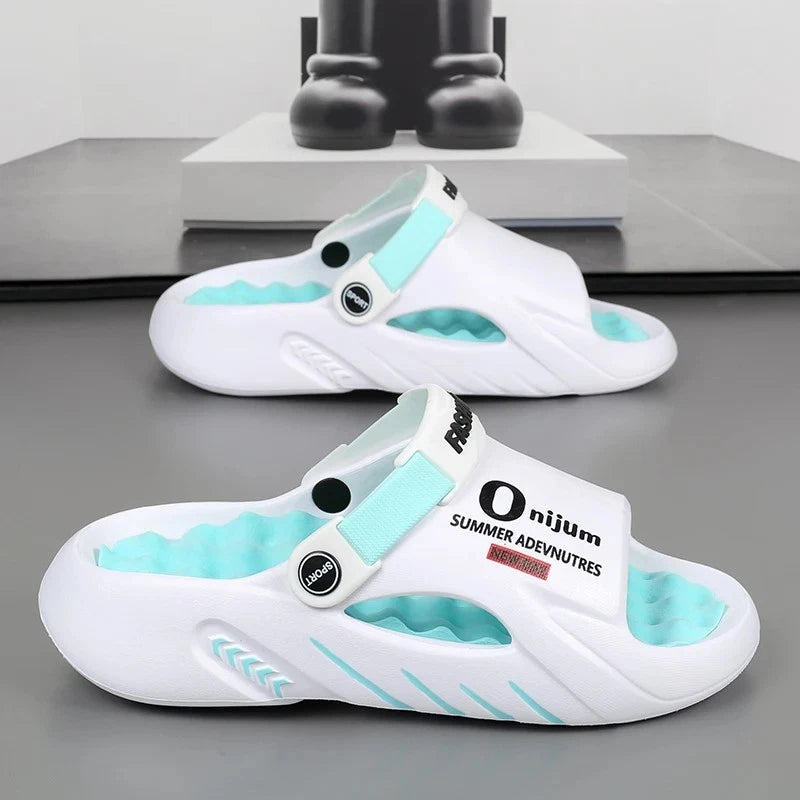 Men's 2025 Summer EVA Soft Platform Slippers, Beach Slides, Indoor Outdoor 🏖️