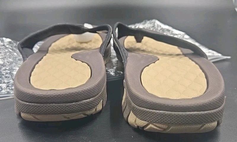 KUBUA Men's Beach Flip-Flops Water Sandals Outdoor Athletic Thong Sandal Slipper