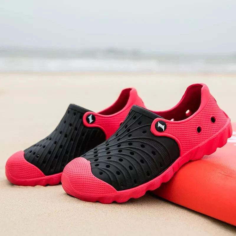 Men's Clogs Slip On Casual Shoes Waterproof Slippers Garden Beach Swim Sandals