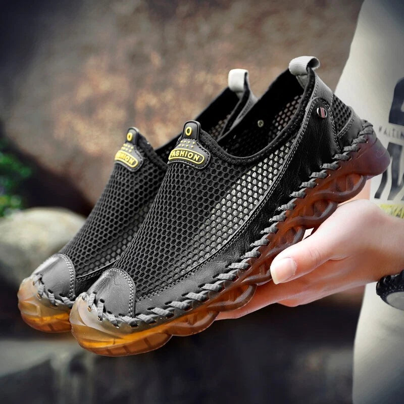 Men's Outdoor Sandals Breathable Mesh Comfortable Non-slip Beach Slipper