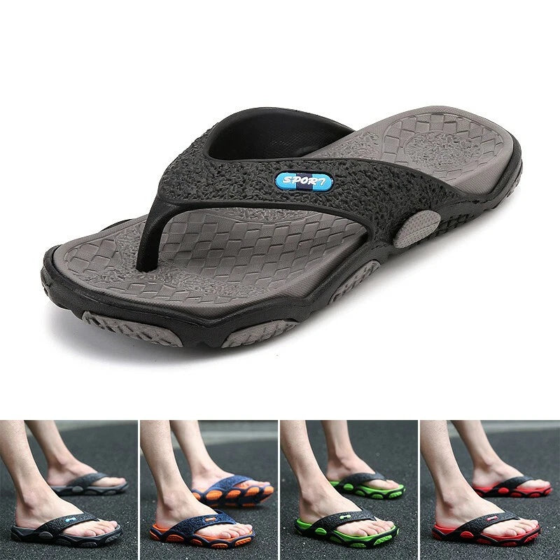 Casual-Summer Mens Flip Flops Sandals Beach EVA Flip-Flops Shoes Shower Slipper