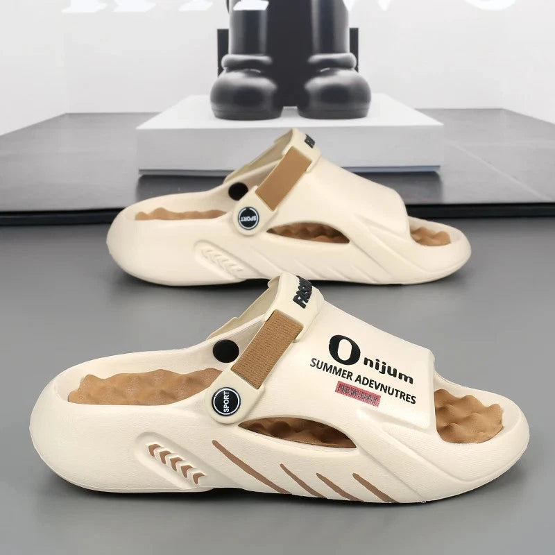 Men's 2025 Summer EVA Soft Platform Slippers, Beach Slides, Indoor Outdoor 🏖️