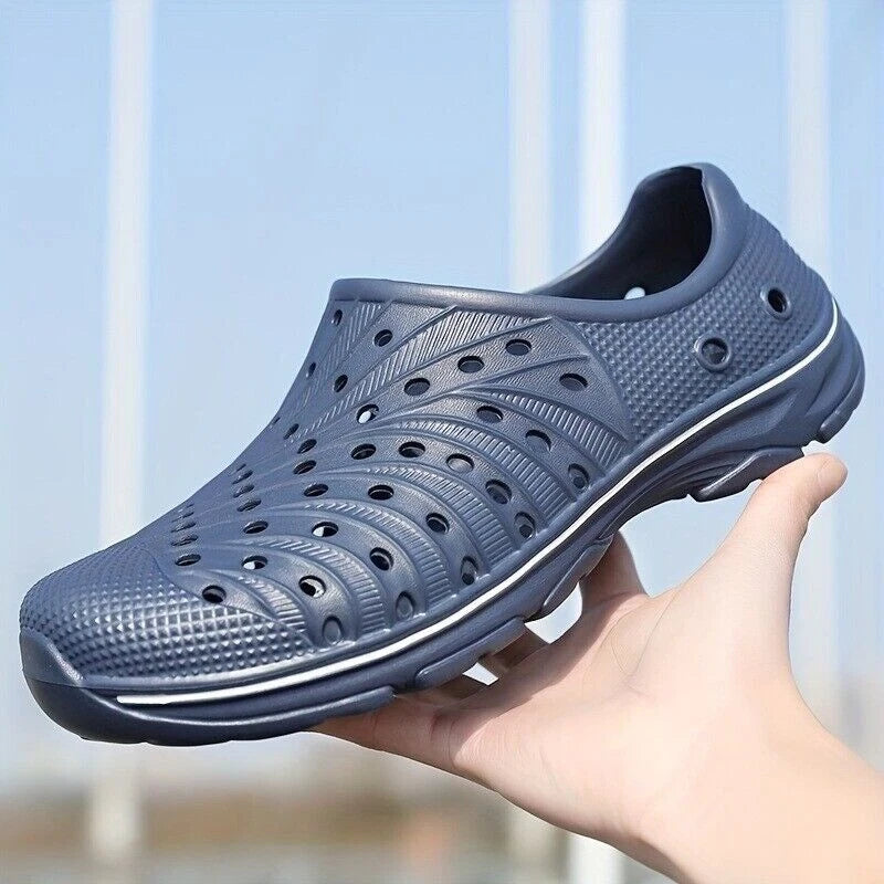Men's Clog Slip on Casual Shoes Waterproof Slippers Garden Beach Swim Sandals US