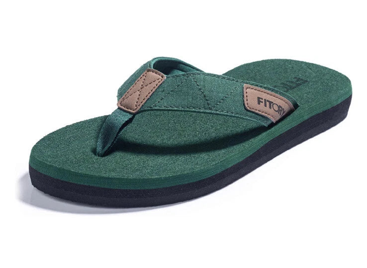 FITORY Men's Flip-Flops, Thongs Sandals Comfort Slippers for Beach Size 14