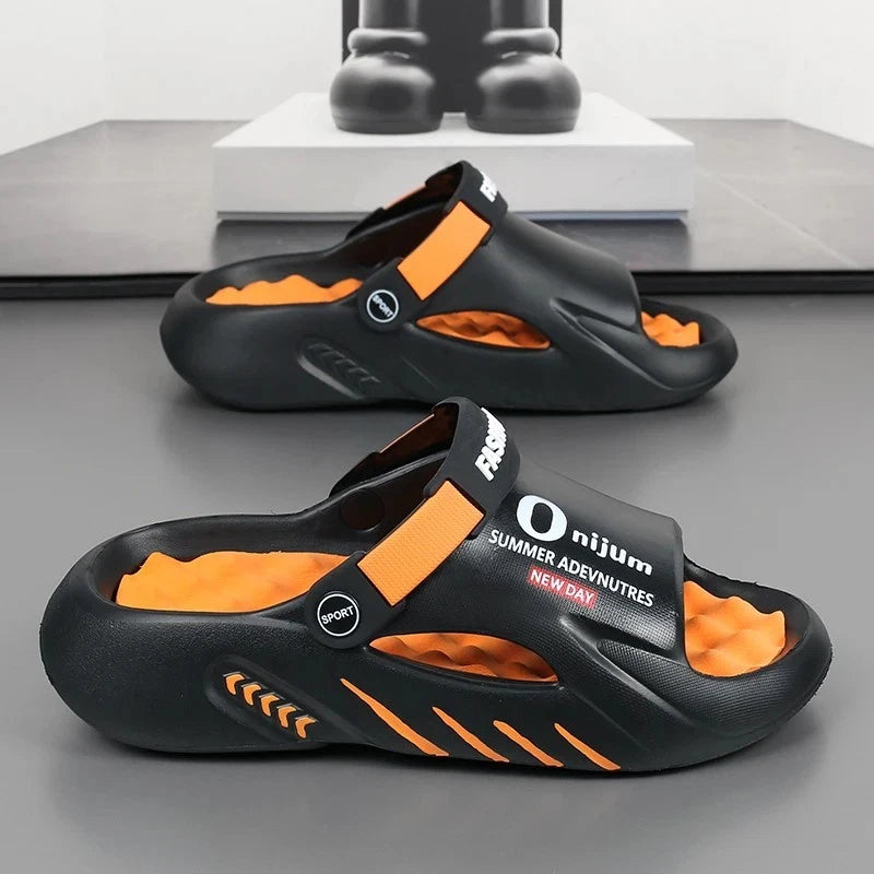 Men's 2025 Summer EVA Soft Platform Slippers, Beach Slides, Indoor Outdoor 🏖️
