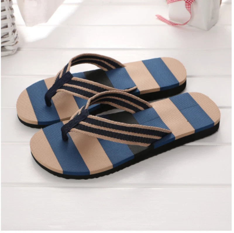 Mens Flat Beach Flip Flops Slippers Shoes Indoor Outdoor Sandals Casual Home